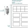 Progress Lighting P560032-031 Creighton One-Light Medium Wall Lantern, Black(Black)