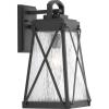 Progress Lighting P560032-031 Creighton One-Light Medium Wall Lantern, Black(Black)