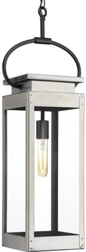 image:imageUnion Square Collection 1Light Farmhouse Outdoor Hanging Lantern Light Stainless Steel