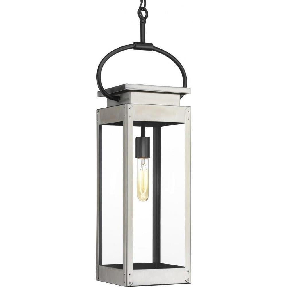 image:imageUnion Square Collection 1Light Farmhouse Outdoor Hanging Lantern Light Stainless Steel