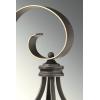 Progress Lighting Cadence Collection 3-Light Clear Water Seeded Glass Luxe Outdoor Post Lantern Light Oil Rubbed Bronze