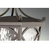 Progress Lighting Cadence Collection 3-Light Clear Water Seeded Glass Luxe Outdoor Post Lantern Light Oil Rubbed Bronze