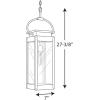 Union Square Collection 1-Light Farmhouse Outdoor Hanging Lantern Light Stainless Steel
