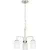 Progress Lighting P400274-009 Merry Chandeliers, Nickel(Brushed Nickel)
