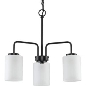 Progress Lighting P400274-009 Merry Chandeliers, Nickel(Matte Black)