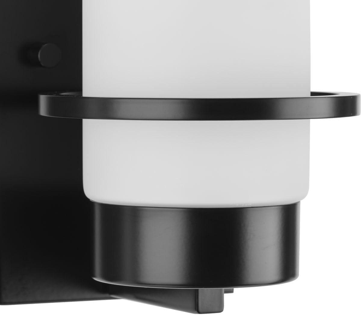 image:imageProgress Lighting P300415015 Reiss 2275 in ThreeLight Polished Chrome Vanity Light with Etched Glass ShadeMatte Black