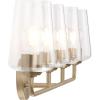 Progress Lighting Celino Collection Four-Light Vanity Light with Clear Glass Shades