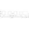 Progress Lighting Invite Collection 4-Light White Shade New Traditional Bath Vanity Light Brushed Nickel(Brushed Nickel)