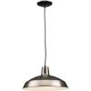 Progress Lighting Metal Shade Collection 1-Light Spun Metal Shade Farmhouse Pendant Light Brushed Nickel(Venetian Bronze)