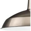 Progress Lighting Metal Shade Collection 1-Light Spun Metal Shade Farmhouse Pendant Light Brushed Nickel(Venetian Bronze)