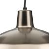 Progress Lighting Metal Shade Collection 1-Light Spun Metal Shade Farmhouse Pendant Light Brushed Nickel(Venetian Bronze)