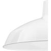 Progress Lighting Metal Shade Collection 1-Light Spun Metal Shade Farmhouse Pendant Light Brushed Nickel(White)