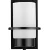 Progress Lighting P300415-015 Reiss 22.75 in. Three-Light Polished Chrome Vanity Light with Etched Glass Shade(Matte Black)