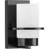 Progress Lighting P300415-015 Reiss 22.75 in. Three-Light Polished Chrome Vanity Light with Etched Glass Shade(Matte Black)