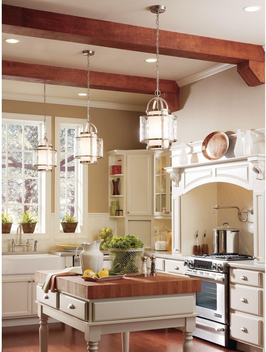 image:imageProgress Lighting 1Light Foyer Pendant Bay Court Collection Indoor P370109 Brushed NickelNickel