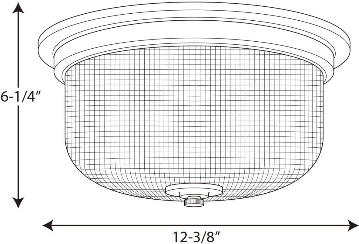 image:imageProgress Lighting 2Light 1238 ClosetoCeiling Archie Collection Indoor P3740163 Vintage BrassBronze