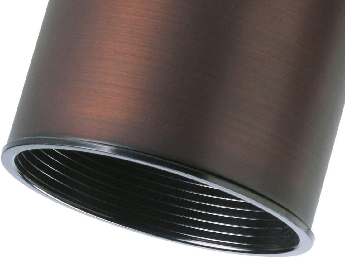 image:imageProgress Lighting 2Light Indoor Ceiling Light and Wall Sconce Roundback Track Lighting and Spotlight 2 Adjustable Track Heads 50W Halogen Flush Mount Ceiling Light Urban Bronze P6149174Bronze