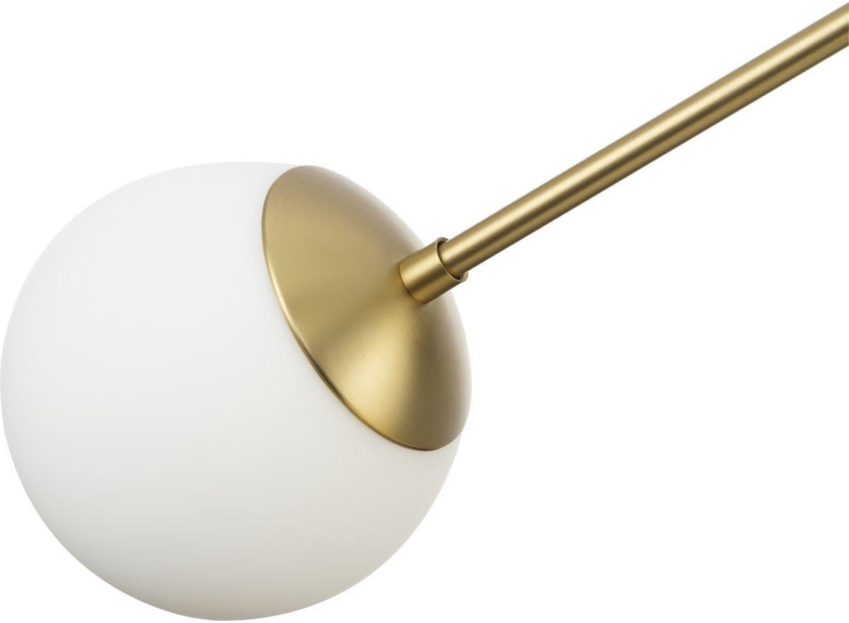 image:imageProgress Lighting Haas 50 in 6Light Brushed Bronze Modern Organic Chandelier with Opal Glass Shades