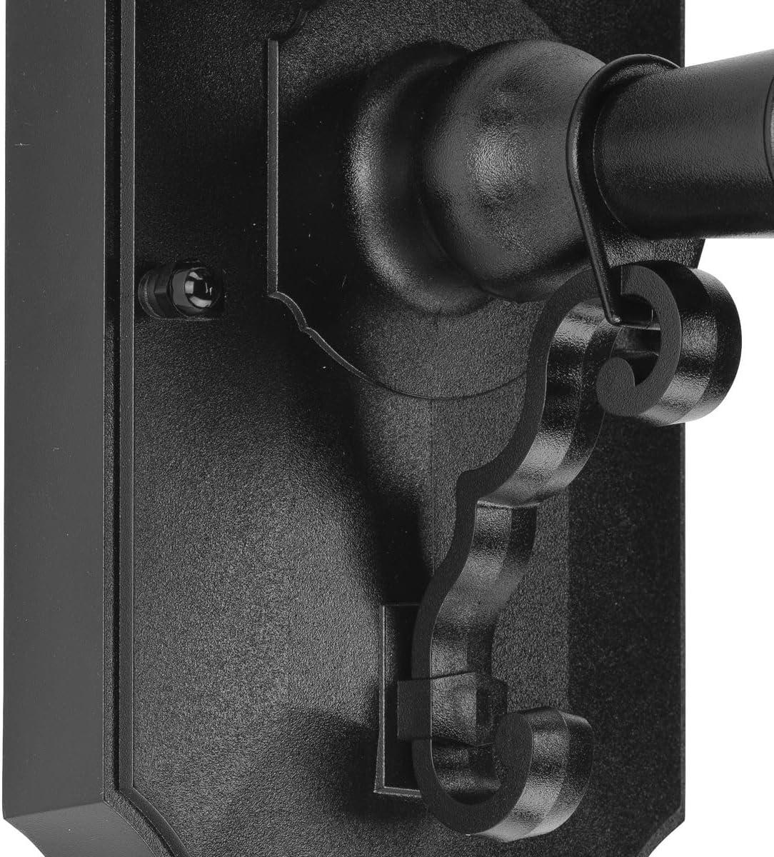 image:imageProgress Lighting NonMetallic 1Light Clear Beveled Acrylic Shade Traditional Outdoor Wall Lantern Light Outdoor P565631 Textured BlackBlack