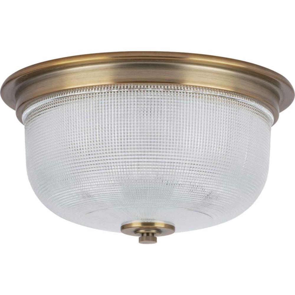 image:imageProgress Lighting 2Light 1238 ClosetoCeiling Archie Collection Indoor P3740163 Vintage BrassBrass