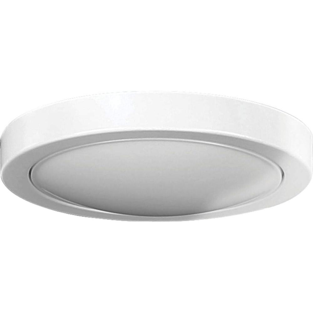 image:imageProgress Lighting LED Ceiling Fan Light Kit for Use with Lindale Collection Ceiing Integrated LED Light 3000K Warm White Frosted Polycarbonate Shade 61516 Diameter Antique NickelSatin White