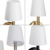Elara Collection White Linen Fabric Accessory Shade