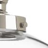 Progress Lighting 1-Light Clear Glass Farmhouse Pendant Light, Penn Collection, Indoor, P5070-104, Polished Nickel(Polished Nickel)