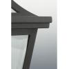 Progress Lighting 1-Light Clear Seeded Glass Craftsman Outdoor Post Lantern Light, Endicott Collection, Outdoor, P5400-31, Textured Black(Bronze)