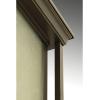 Progress Lighting 1-Light Clear Seeded Glass Craftsman Outdoor Post Lantern Light, Endicott Collection, Outdoor, P5400-31, Textured Black(Bronze)