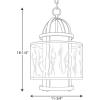 Progress Lighting 1-Light Foyer Pendant, Bay Court Collection, Indoor, P3701-09, Brushed Nickel(Nickel)