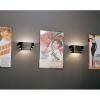 Progress Lighting 1-Light Louvered Wall Sconce Light Fixture, 7 in. Tall, Black, P7103-31(Black)