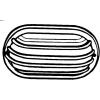 Progress Lighting 1-Light UV Stabilized Ribbed Frosted Polycarbonate Shade Modern Outdoor 10-1/2″ Wall or Ceiling Light, Bulkheads Collection, Outdoor, P5705-30, White