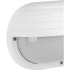 Progress Lighting 1-Light UV Stabilized Ribbed Frosted Polycarbonate Shade Modern Outdoor 10-1/2″ Wall or Ceiling Light, Bulkheads Collection, Outdoor, P5706-30, White