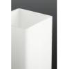 Progress Lighting 4 Light Bathroom Vanity Light, Coastal Style Modern Bath Lighting Fixture with Etched White Glass Shade for Over the Mirror, Reversible Mounting, Metric Collection, Brushed Nickel(Polished Chrome)