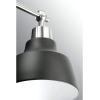 Progress Lighting Bramlett Collection 2-Light White Metal Shade Coastal Bath Vanity Light Polished Chrome(Nickel)