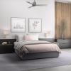 Progress Lighting Carrick Collection 1-Light Summer Linen Shade Transitional Wall Light Matte Black(Nickel)