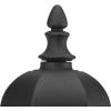 Progress Lighting Cast Lantern Collection 1-Light Clear Beveled Acrylic Shade Traditional Outdoor Wall Lantern Light Textured Black