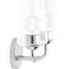 Progress Lighting Celino Collection Two-Light Vanity Light with Clear Glass Shades