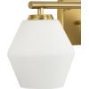 Progress Lighting Copeland Collection Three-Light Brushed Gold Vanity Mid-Century Modern Vanity Light (P300432-191)(Brushed Gold)