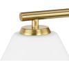 Progress Lighting Copeland Collection Three-Light Brushed Gold Vanity Mid-Century Modern Vanity Light (P300432-191)(Brushed Gold)