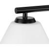 Progress Lighting Copeland Collection Three-Light Brushed Gold Vanity Mid-Century Modern Vanity Light (P300432-191)(Matte Black)