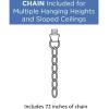 Progress Lighting Inspire Collection 3-Light Off-White Linen Shade Traditional Chandelier Light Brushed Nickel(Brushed Nickel)