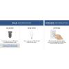 Progress Lighting Inspire Collection 3-Light Off-White Linen Shade Traditional Chandelier Light Brushed Nickel(Brushed Nickel)