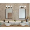 Progress Lighting Invite Collection 3-Light Shade New Traditional Bath Vanity Light Brushed Nickel, 7.38×23.50×23.50(Brushed Nickel)