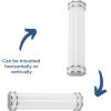 Progress Lighting LED Bath Light Collection 24″ White Shade Modern Bath Vanity Light Brushed Nickel(Nickel)