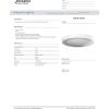 Progress Lighting LED Ceiling Fan Light Kit for Use with Lindale Collection Ceiing, Integrated LED Light, 3000K Warm White, Frosted Polycarbonate Shade, 6-15/16″ Diameter, Antique Nickel(Satin White)