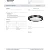 Progress Lighting LED Ceiling Fan Light Kit for Use with Lindale Collection Ceiing, Integrated LED Light, 3000K Warm White, Frosted Polycarbonate Shade, 6-15/16″ Diameter, Antique Nickel(Architectural Bronze)