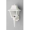 Progress Lighting Mansard Collection 1-Light Clear Beveled Acrylic Shade Traditional Outdoor Large Wall Lantern Light Textured Black(White)