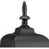 Progress Lighting Non-Metallic 1-Light Clear Beveled Acrylic Shade Traditional Outdoor Post Lantern Light Textured Black(Black)