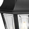 Progress Lighting Non-Metallic 1-Light Clear Beveled Acrylic Shade Traditional Outdoor Post Lantern Light Textured Black(Black)